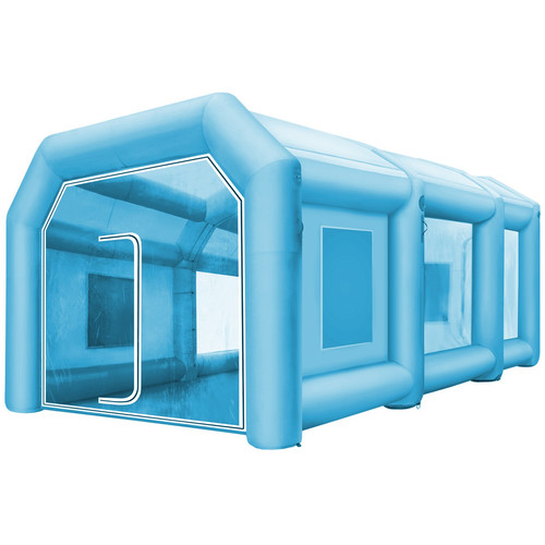Cabine peinture gonflable - cabine,
