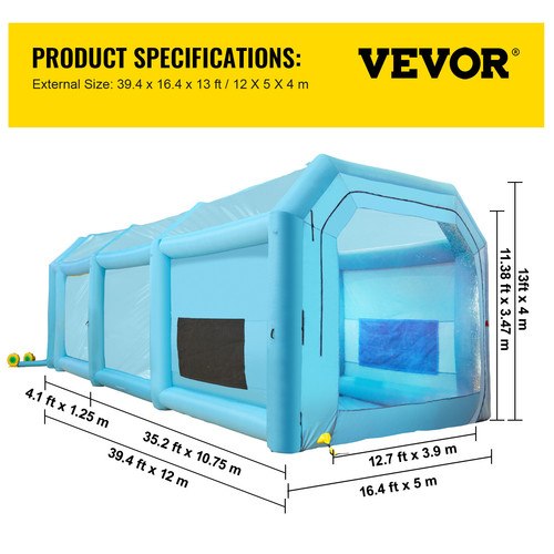 Vevor cabine peinture - vevor,