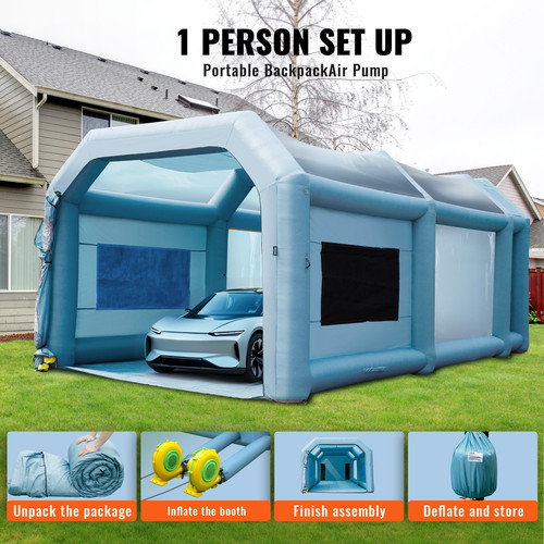 Cabine peinture gonflable - cabine,