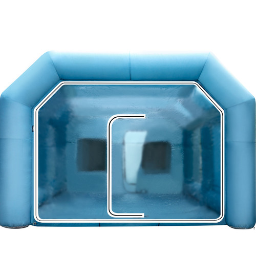 Cabine peinture gonflable - de,