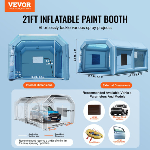 Vevor cabine peinture - cabine, de